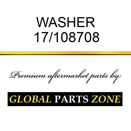 WASHER 17/108708