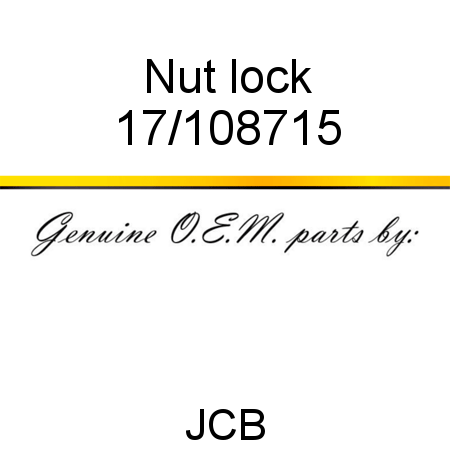 Nut, lock 17/108715