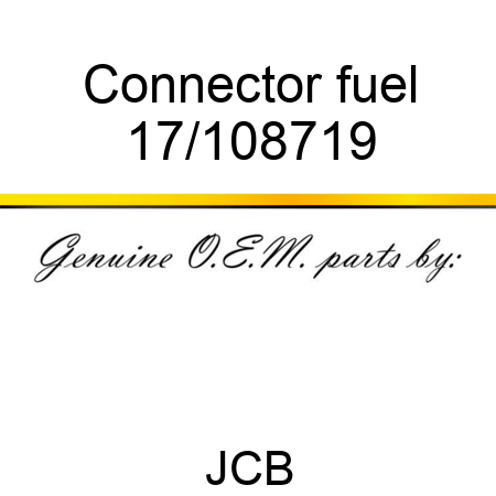 Connector fuel 17/108719