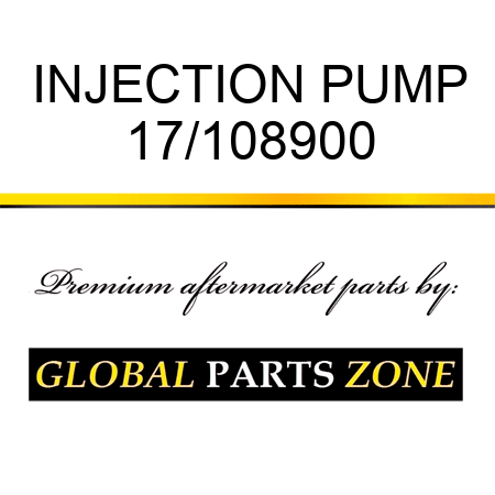 INJECTION PUMP 17/108900