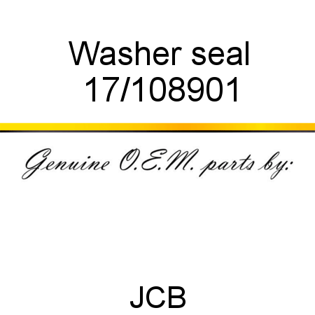 Washer, seal 17/108901