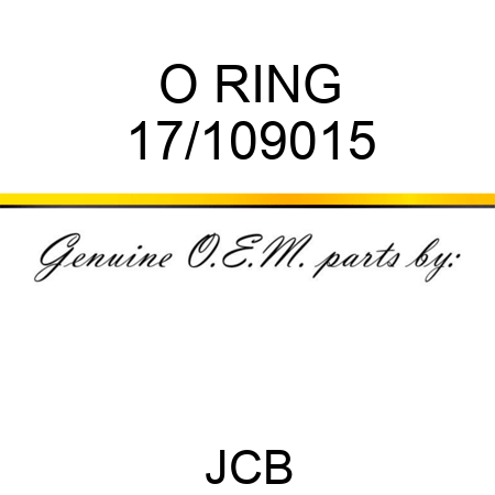 O RING 17/109015