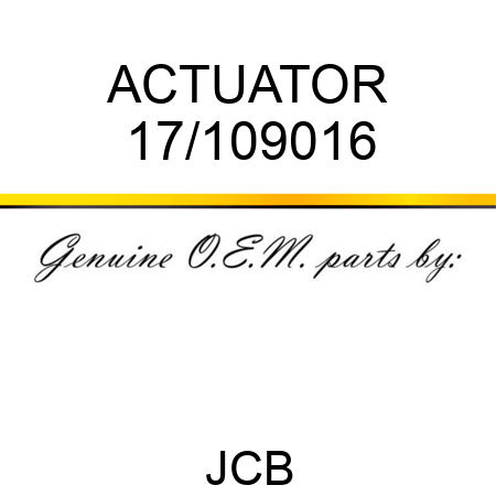 ACTUATOR 17/109016