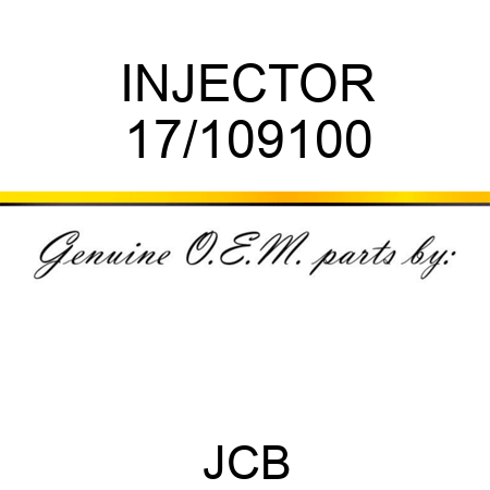 INJECTOR 17/109100