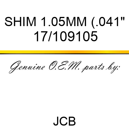 SHIM 1.05MM (.041