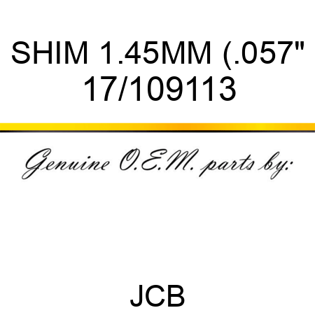 SHIM 1.45MM (.057