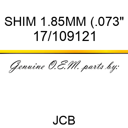 SHIM 1.85MM (.073