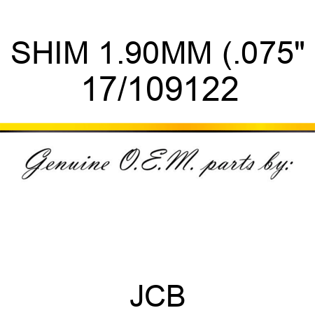 SHIM 1.90MM (.075