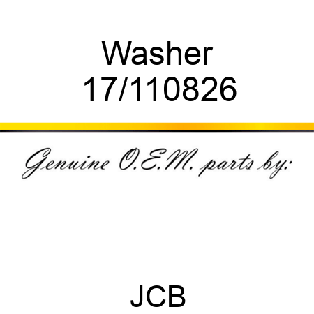 Washer 17/110826