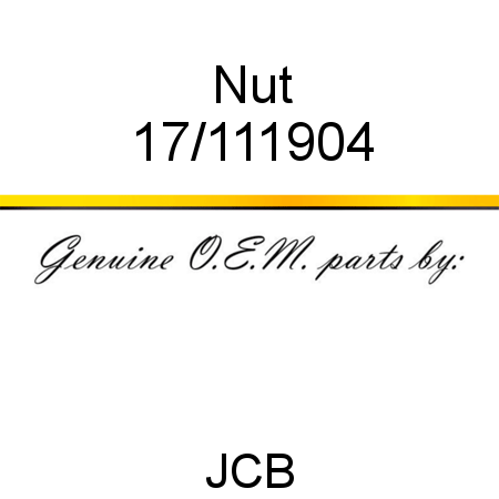 Nut 17/111904