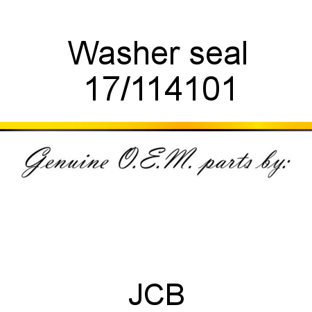 Washer, seal 17/114101