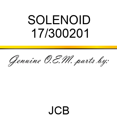 SOLENOID 17/300201