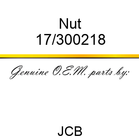 Nut 17/300218