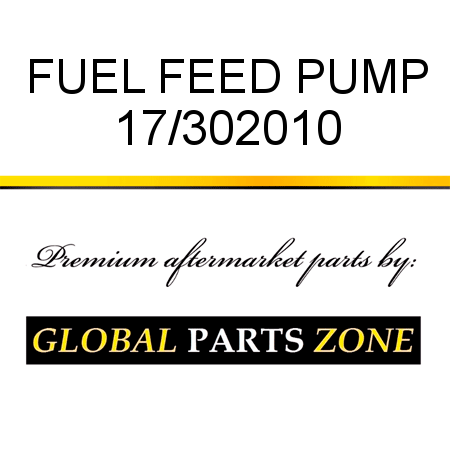 FUEL FEED PUMP 17/302010