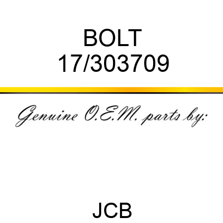 BOLT 17/303709