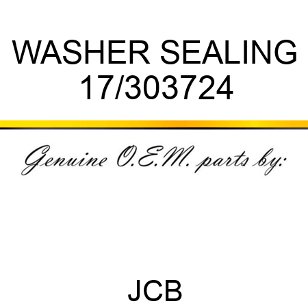 WASHER SEALING 17/303724