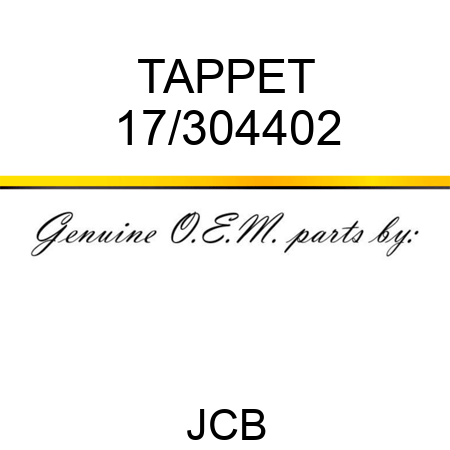 TAPPET 17/304402