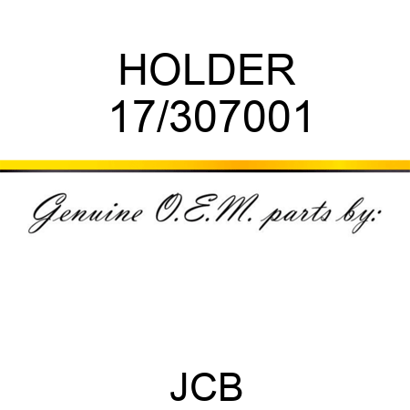 HOLDER 17/307001