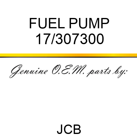 FUEL PUMP 17/307300