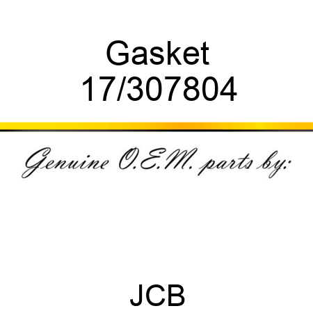 Gasket 17/307804