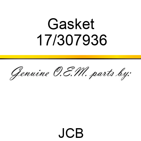 Gasket 17/307936