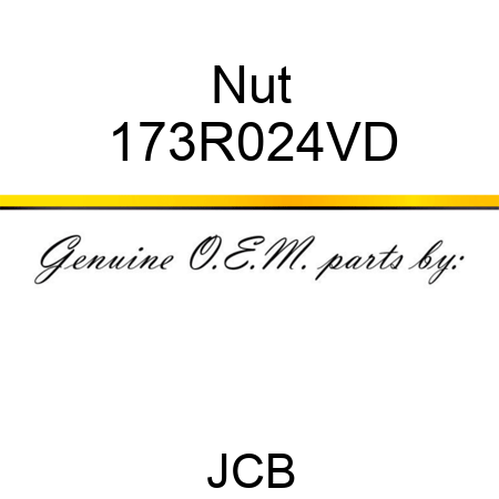 Nut 173R024VD