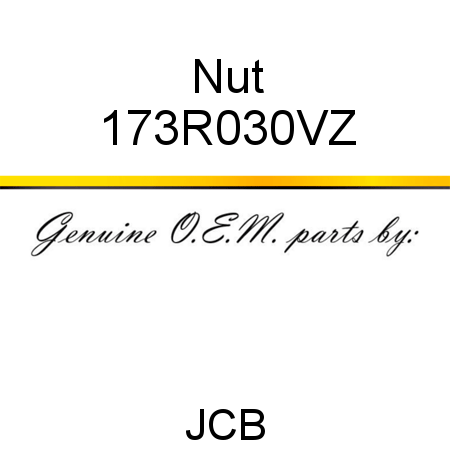 Nut 173R030VZ