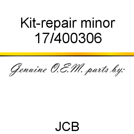 Kit-repair, minor 17/400306