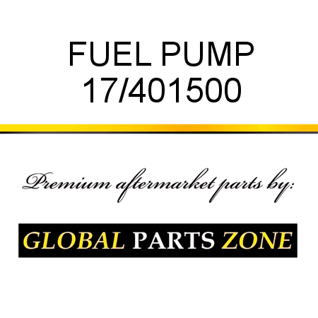 FUEL PUMP 17/401500