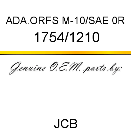 ADA.ORFS M-10/SAE 0R 1754/1210