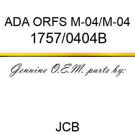 ADA ORFS M-04/M-04 1757/0404B