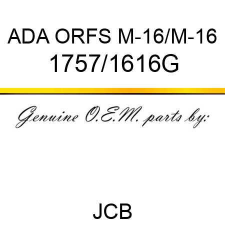 ADA ORFS M-16/M-16 1757/1616G