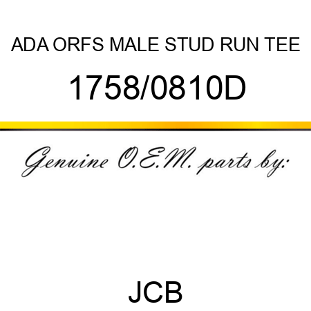 ADA ORFS MALE STUD RUN TEE 1758/0810D