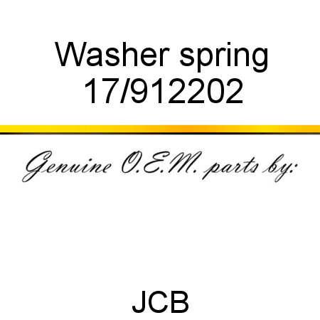 Washer, spring 17/912202