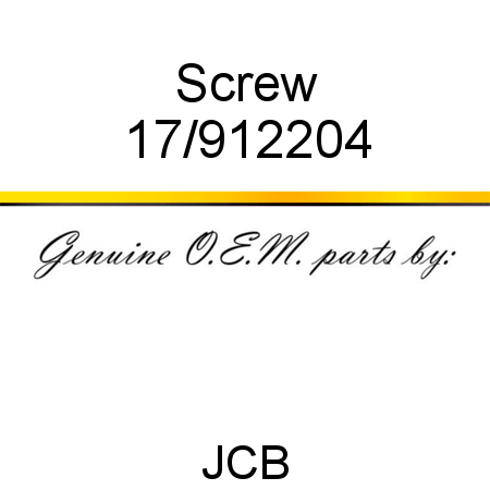 Screw 17/912204