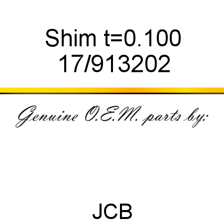 Shim, t=0.100 17/913202