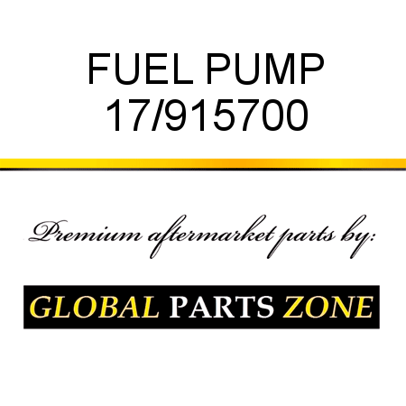 FUEL PUMP 17/915700