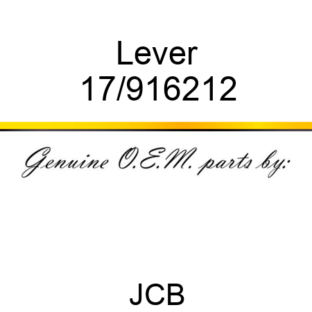 Lever 17/916212
