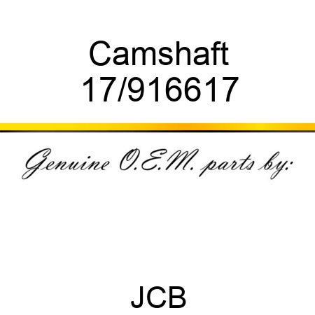Camshaft 17/916617