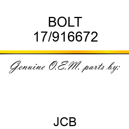 BOLT 17/916672