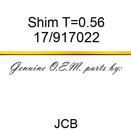 Shim T=0.56 17/917022