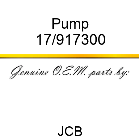 Pump 17/917300