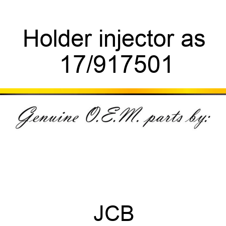 Holder injector as 17/917501