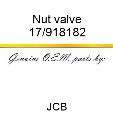 Nut valve 17/918182