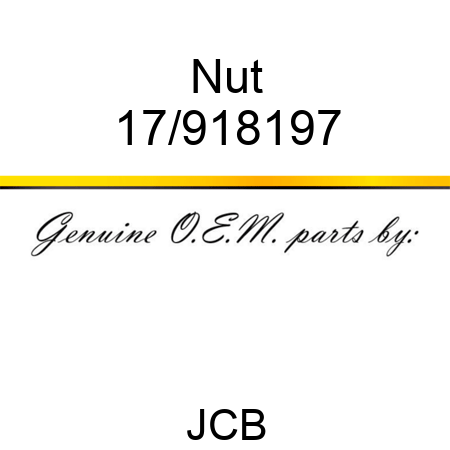 Nut 17/918197