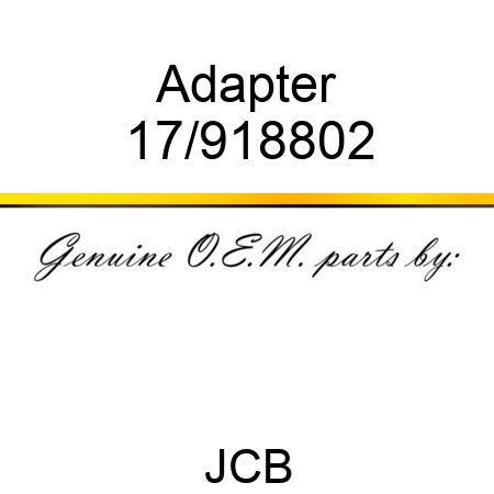 Adapter 17/918802