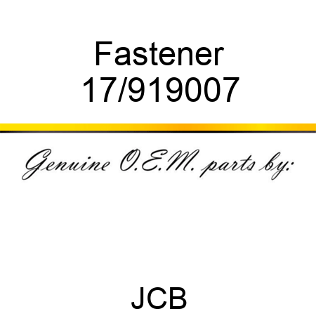 Fastener 17/919007