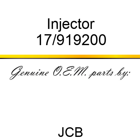 Injector 17/919200