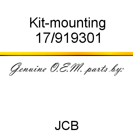 Kit-mounting 17/919301