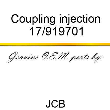 Coupling injection 17/919701